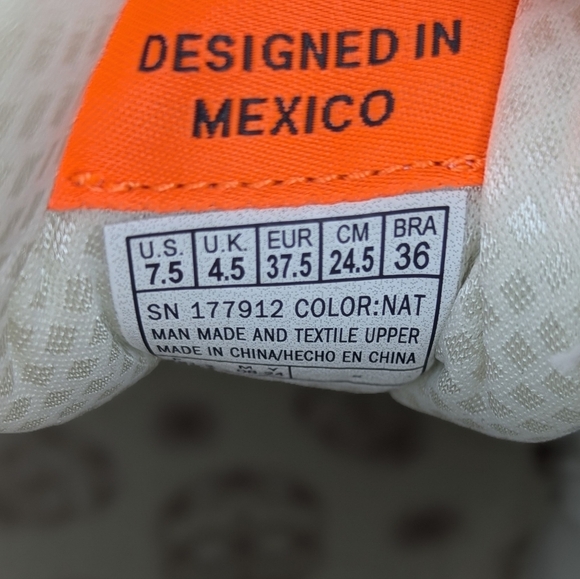 Skechers Street Sneaker Tres Air Uno Dia De Muertos Lace Up Natural 7.5 NWT - Picture 15 of 15